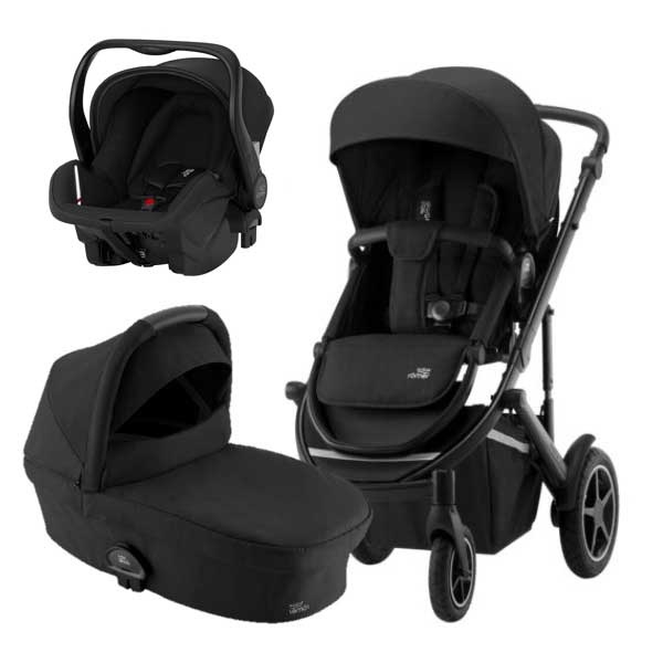 Britax smile 3. Britax Romer 3-х колесная коляска. Бритакс Смайл 3 черная. Britax smile 3 ремни.