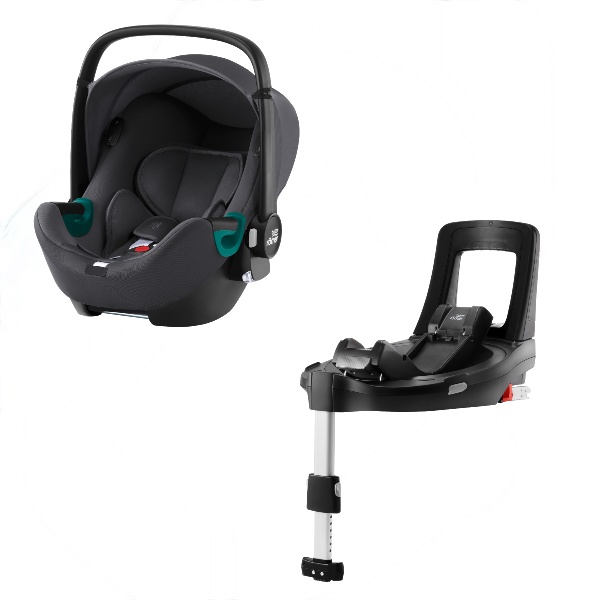 Britax, Bilstol, Baby-Safe iSense m/base - Midnight Grey 