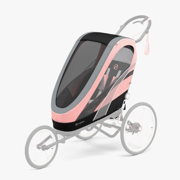 Cybex, Gold Line, ZENO Setepakke - Silver Pink