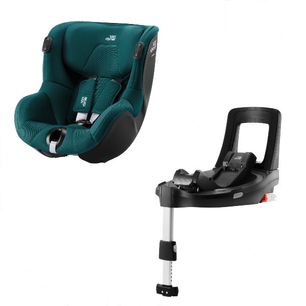 Britax, Bilstol, Dualfix iSense m/base, Småbarnstol - Atlantic Green