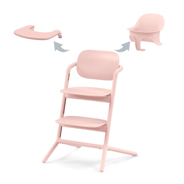 Cybex, Spisestol, Lemo Chair, 3i1 Pakke - Pearl Pink