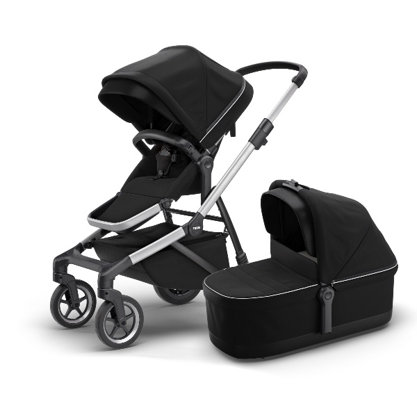 Thule, Barnevogn, Sleek, Duo - Midnight Black/Silver