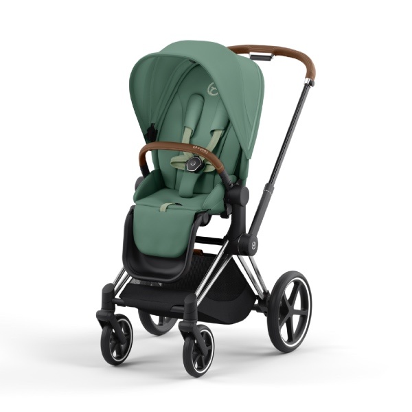 Cybex, Sportsvogn, Platinum Line, Priam - Leaf Green/Chrome Brown