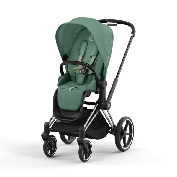 Cybex, Sportsvogn, Platinum Line, Priam - Leaf Green/Chrome Black