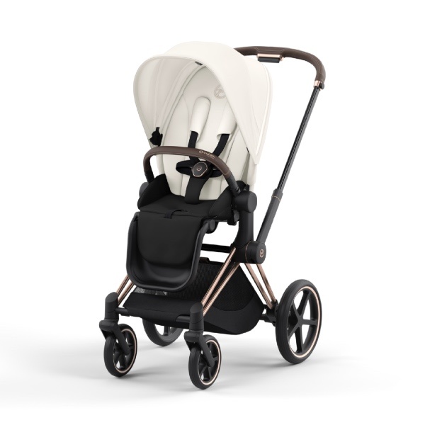 Cybex, Sportsvogn, Platinum Line, Priam - Off White/Rosegold