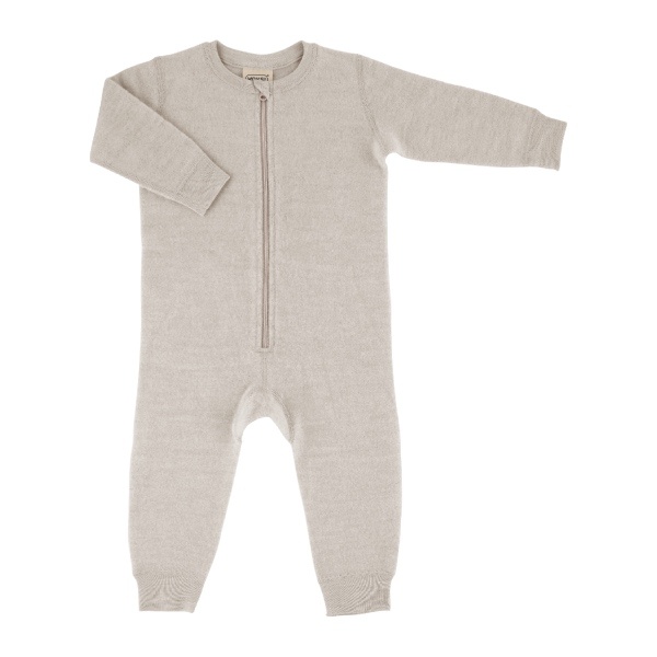 Voksi, Heldress i ull, Double Fleece - Seashell Sand