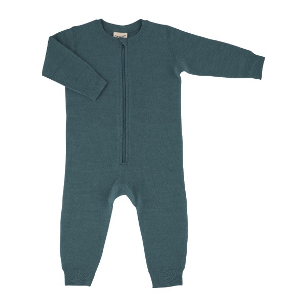 Voksi, Heldress i ull, Double Fleece - Sea Green
