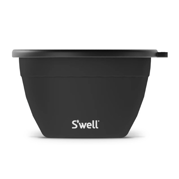 Swell, Salatbolle m/Lokk & Dipskål, 1900 ml - Onyx