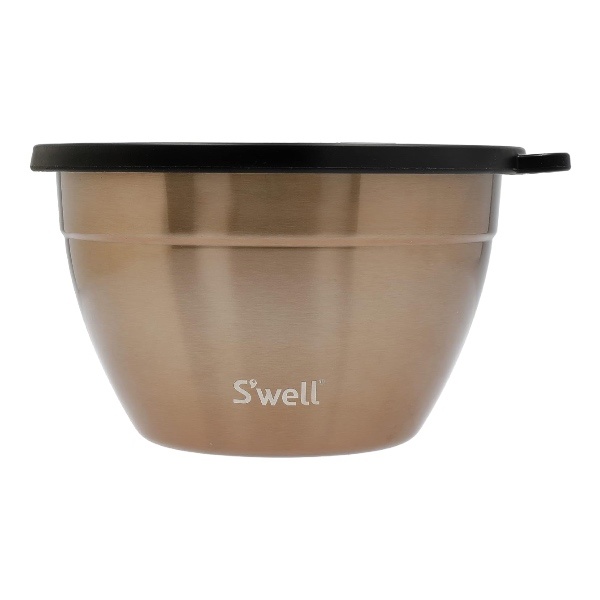 Swell, Salatbolle m/Lokk & Dipsk�l, 1900 ml - Pyrite