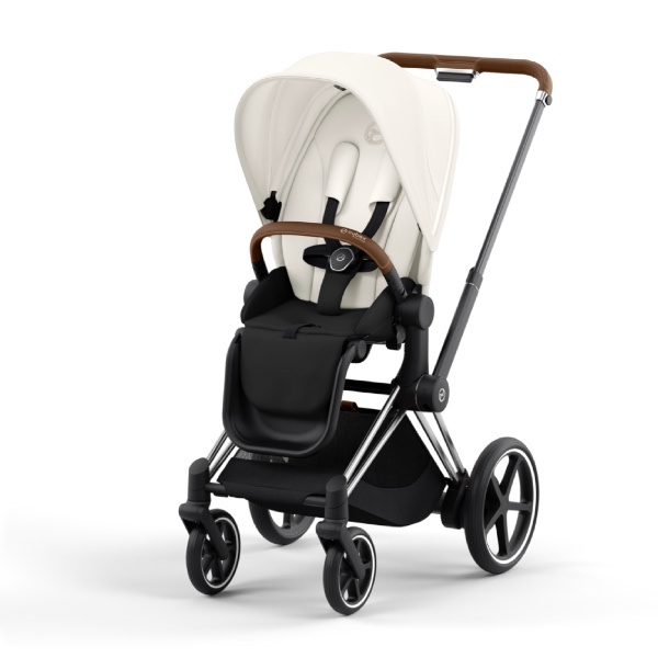 Cybex, Sportsvogn, Platinum Line, e-Priam - Off White/Chrome Brown