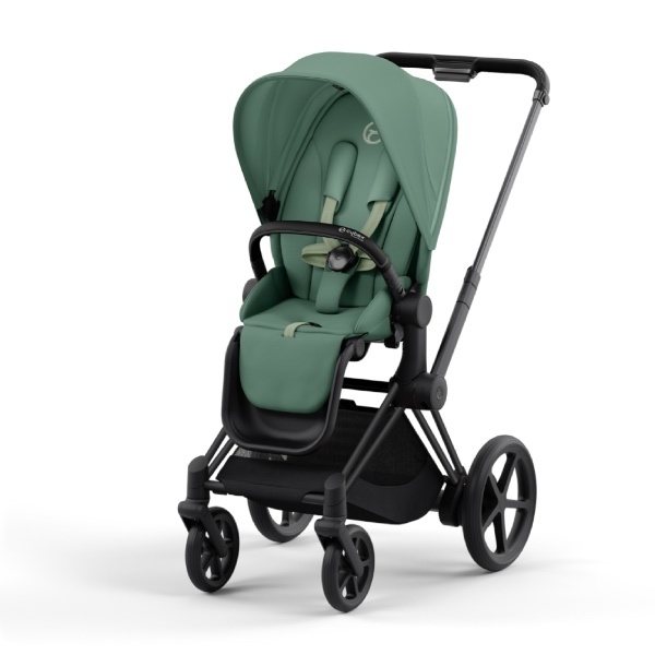 Cybex, Sportsvogn, Platinum Line, e-Priam - Leaf Green/Matt Black