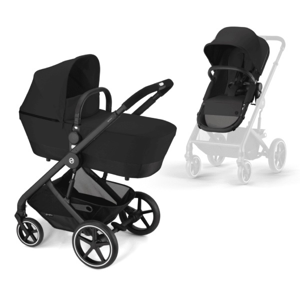 Cybex, Barnevogn, Balios 2i1 - Nebula Black