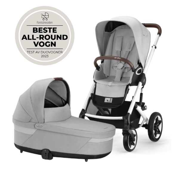 Cybex, Barnevogn, Talos S Lux, Duo, New - Lava Grey