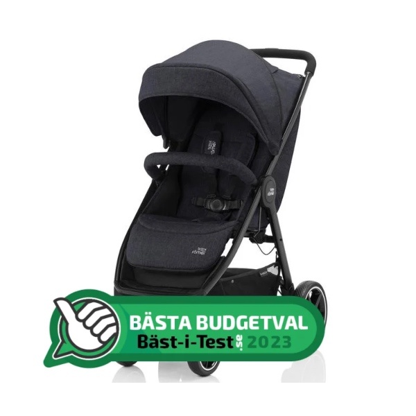 Britax B-Agile R - Black Shadow/Black - reisetrille